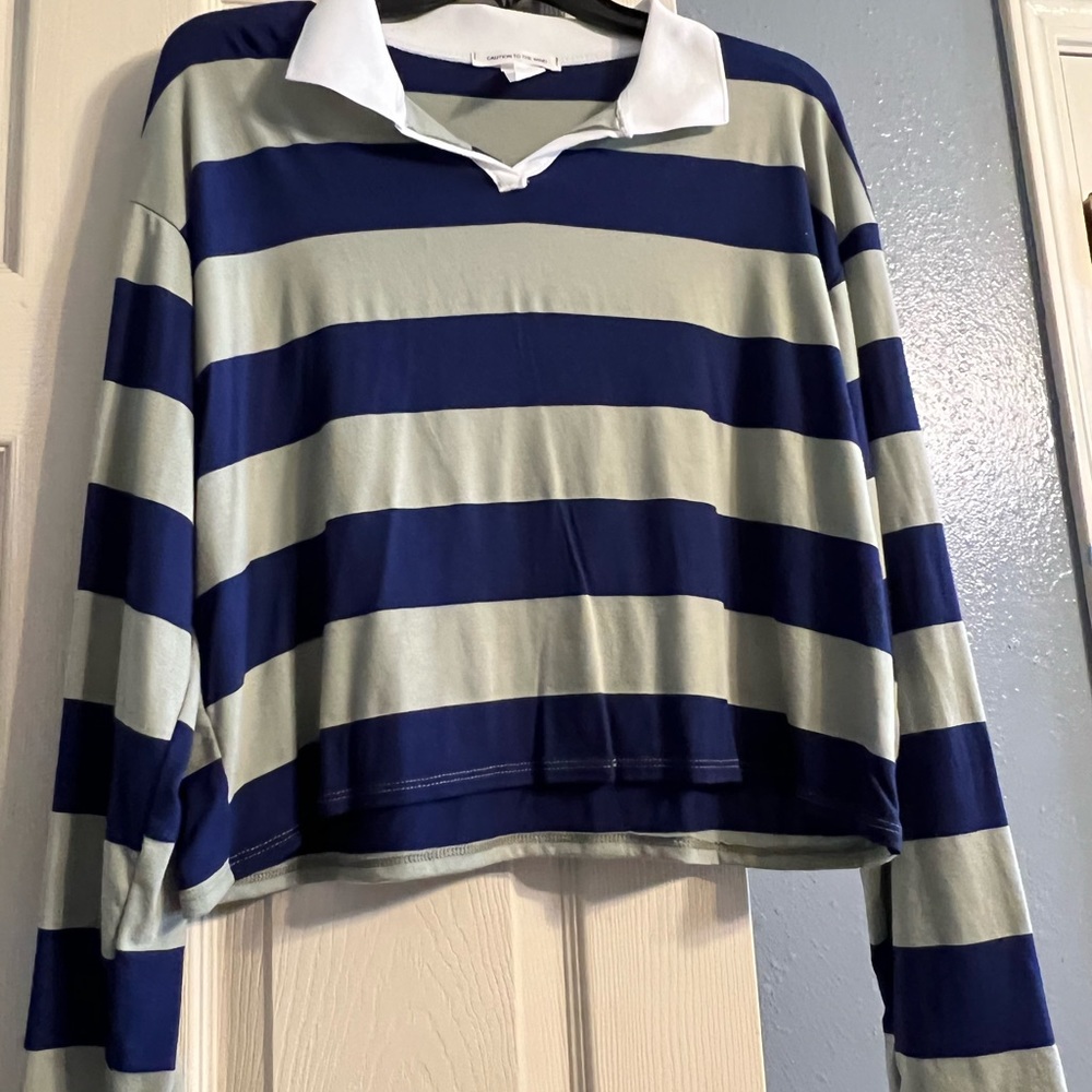 Stripped Crop Top